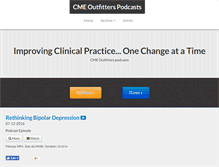 Tablet Screenshot of cmepodcasting.com